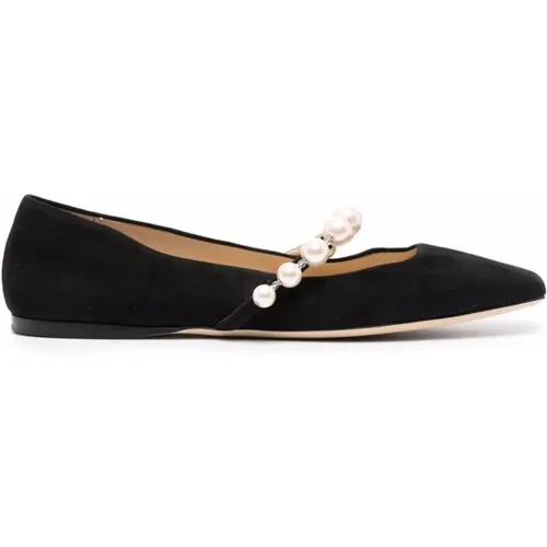 Womens Shoes Ballerinas Ss24 , female, Sizes: 6 UK, 5 UK, 3 UK - Jimmy Choo - Modalova