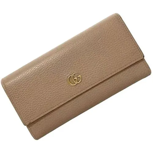 Pre-owned Wallets, female, , Size: ONE SIZE Pre-owned Leather wallets - Gucci Vintage - Modalova