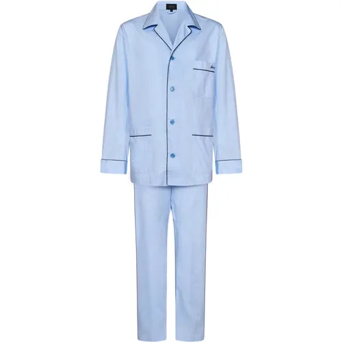 Pyjamas, male, , Size: L Clear Striped Pajama Set - Brioni - Modalova