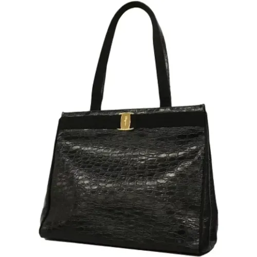 Pre-owned Leather totes , female, Sizes: ONE SIZE - Salvatore Ferragamo Pre-owned - Modalova