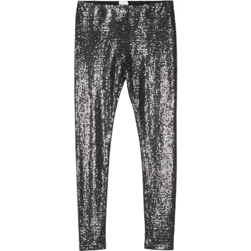 Sequin Embellished Stretch Leggings , female, Sizes: XS, S - Isabel marant - Modalova