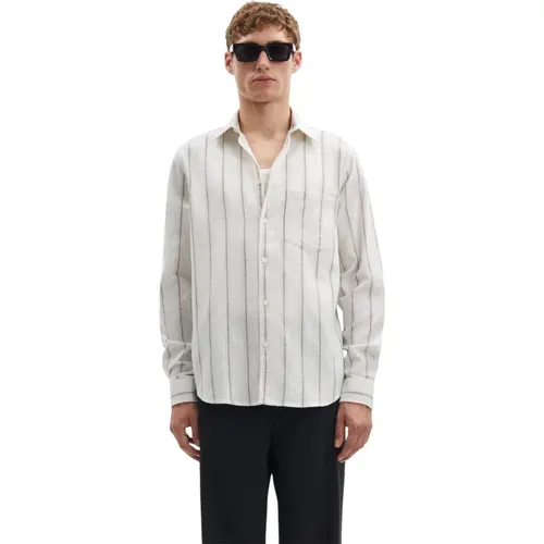 Offwhite Liam Front Pocket Shirt , Herren, Größe: XL - Samsøe Samsøe - Modalova