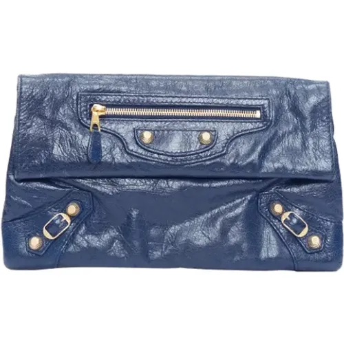 Pre-owned Clutches, female, , Size: ONE SIZE Pre-owned Leather clutches - Balenciaga Vintage - Modalova