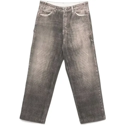 Taupe Braune Denim Jeans , Herren, Größe: W31 - Emporio Armani - Modalova