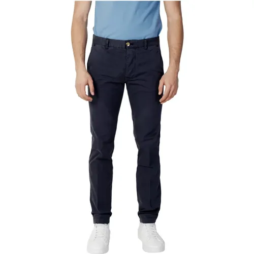 Solid Color Slim Pants , male, Sizes: W31, W36, W32, W34 - Blauer - Modalova