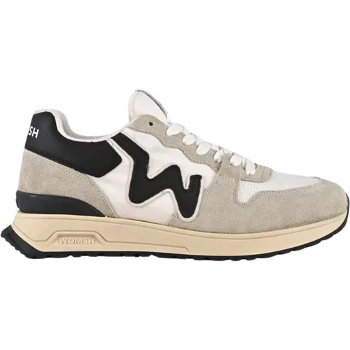 White Flat Sneaker Wise , male, Sizes: 11 UK - Womsh - Modalova