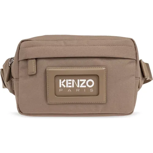 Belt Bags, male, , Size: ONE SIZE Shoulder bag with logo - Kenzo - Modalova