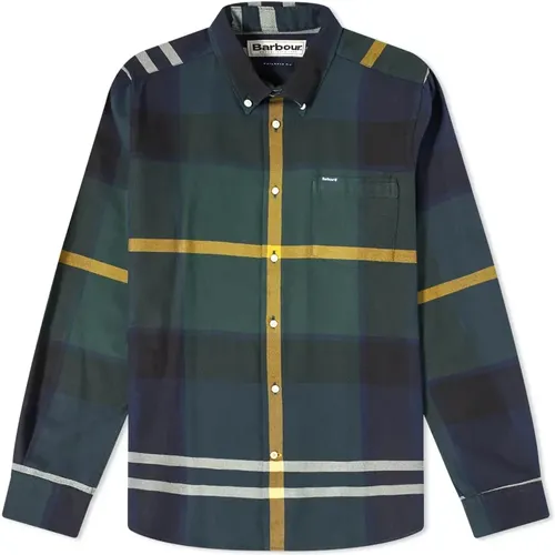 Seaweed Tartan Tailored Shirt , male, Sizes: L, XL, S, M - Barbour - Modalova