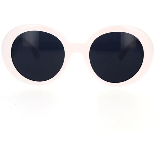 Runde Sonnenbrille Ve4414 314/87 , unisex, Größe: 55 MM - Versace - Modalova