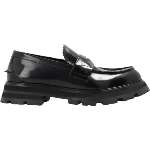 Leather loafers , male, Sizes: 10 UK - alexander mcqueen - Modalova