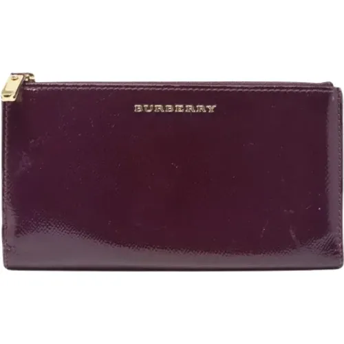 Pre-owned Wallets, female, , Size: ONE SIZE Pre-owned Leather wallets - Burberry Vintage - Modalova