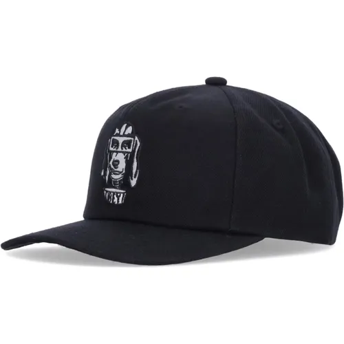 Caps, male, , Size: ONE SIZE Classic Snapback Flat Visor Cap - Obey - Modalova