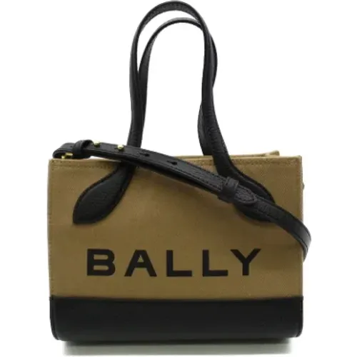 Pre-owned Tote Bags, female, , Size: ONE SIZE Pre-owned Leather shoulder-bags - Bally Pre-owned - Modalova