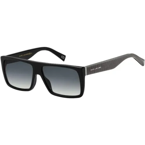 Sunglasses, unisex, , Size: 57 MM Iconic Sunglasses with Dark Gray Lenses - Marc Jacobs - Modalova