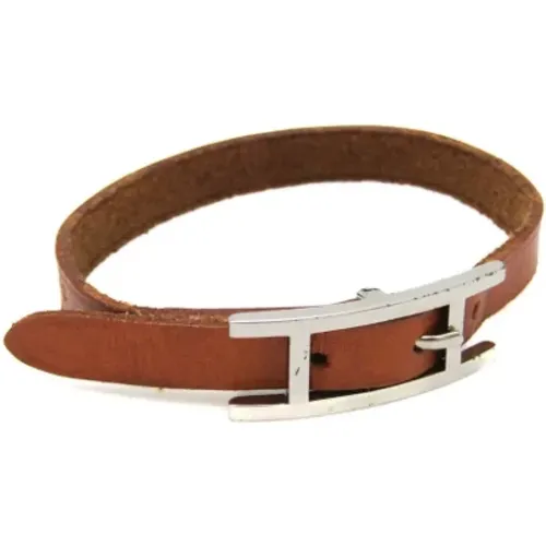 Pre-owned Belts, female, , Size: ONE SIZE Pre-owned Leather belts - Hermès Vintage - Modalova