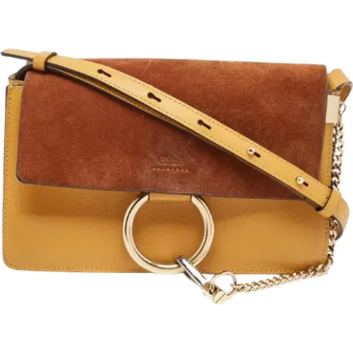 Pre-owned Cross Body Bags, female, , Size: ONE SIZE Pre-owned Leather shoulder-bags - Chloé Pre-owned - Modalova