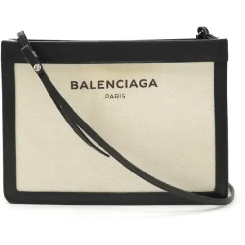 Pre-owned Cross Body Bags, female, , Size: ONE SIZE Pre-owned Canvas balenciaga-bags - Balenciaga Vintage - Modalova