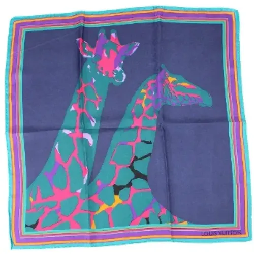 Pre-owned Silk scarves , female, Sizes: ONE SIZE - Louis Vuitton Vintage - Modalova