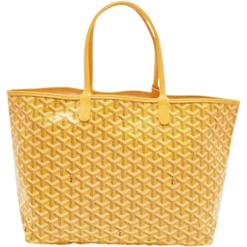 Pre-owned Tote Bags, female, , Size: ONE SIZE Pre-owned Coated canvas totes - Goyard Vintage - Modalova