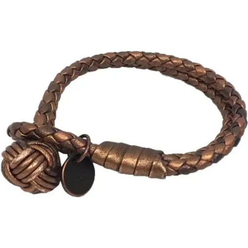 Pre-owned Jewellery, female, , Size: ONE SIZE Pre-owned Leather bracelets - Bottega Veneta Vintage - Modalova