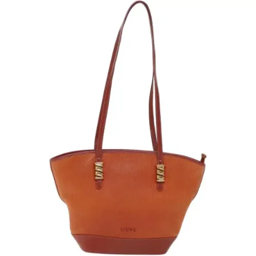 Pre-owned Tote Bags, female, , Size: ONE SIZE Pre-owned Leather totes - Loewe Pre-owned - Modalova