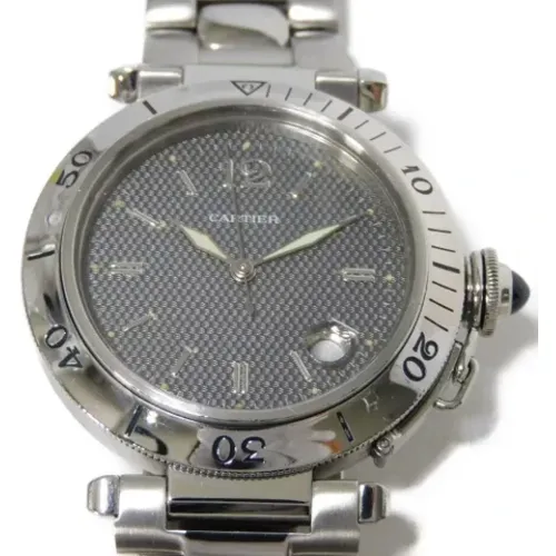 Pre-owned Watches, female, , Size: ONE SIZE Pre-owned Stainless Steel watches - Cartier Vintage - Modalova