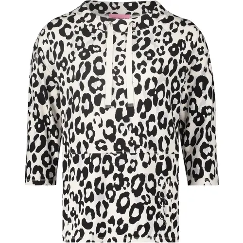 Sweatshirt mit Animal-Print und Glitzersteinen , Damen, Größe: XL - Betty Barclay - Modalova