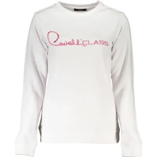 Bestickter Sweatshirt mit Langen Ärmeln - Cavalli Class - Modalova