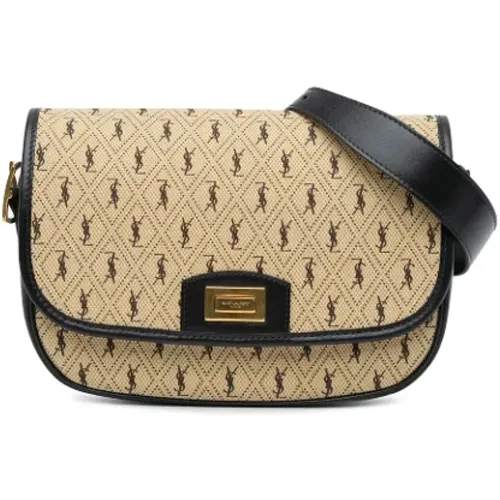 Pre-owned Cross Body Bags, female, , Size: ONE SIZE Pre-owned Canvas crossbody-bags - Yves Saint Laurent Vintage - Modalova