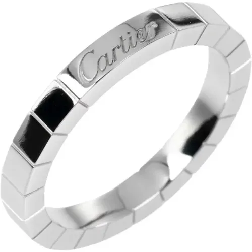 Pre-owned Jewellery, female, , Size: ONE SIZE Pre-owned White Gold rings - Cartier Vintage - Modalova