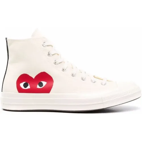 Sneakers, male, , Size: 6 US Heart Ct70 Hi Top Sneakers - Comme des Garçons Play - Modalova