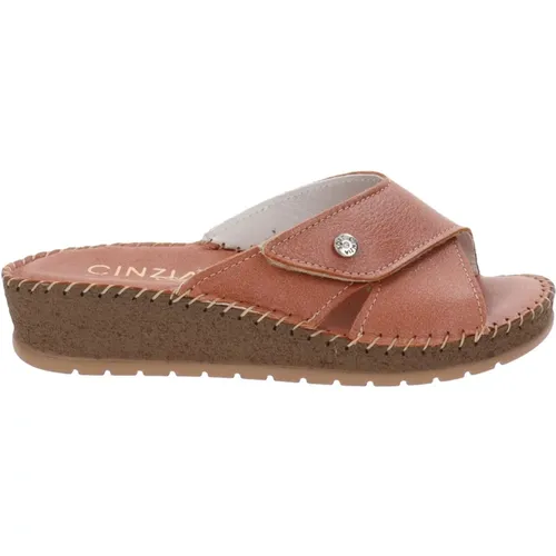 Flat Sandals , female, Sizes: 5 UK, 3 UK, 7 UK - Cinzia Soft - Modalova