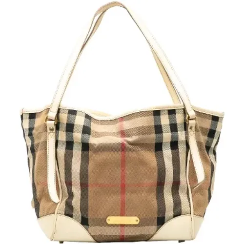 Pre-owned Canvas totes , female, Sizes: ONE SIZE - Burberry Vintage - Modalova