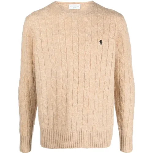 Almond Cable Knit Sweater , male, Sizes: XL - Ballantyne - Modalova