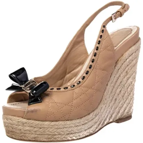 Pre-owned Leder sandals , Damen, Größe: 37 EU - Dior Vintage - Modalova