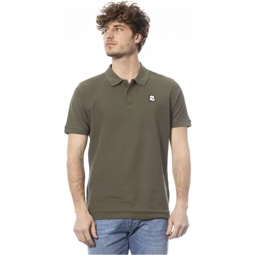 Grünes Baumwoll-Poloshirt , Herren, Größe: XL - Invicta - Modalova