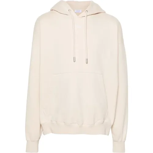 Hoodies, male, , Size: M Casual Sweatshirt for Men and Women - Off White - Modalova