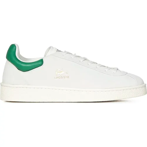 Sneakers, male, , Size: 7 1/2 US Sneakers with Dark Green Insert - Lacoste - Modalova