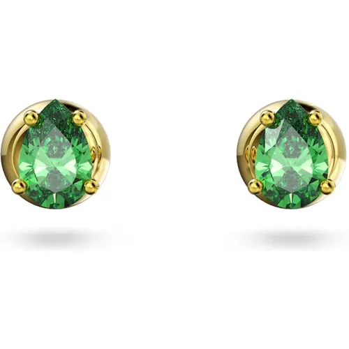 Chroma Earrings Gold-tone Zirconia , female, Sizes: ONE SIZE - Swarovski - Modalova