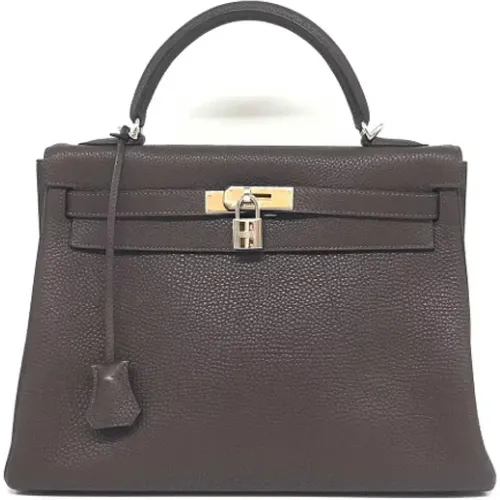 Pre-owned Leather handbags , female, Sizes: ONE SIZE - Hermès Vintage - Modalova