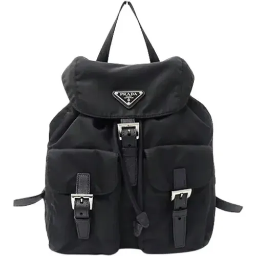 Pre-owned Backpacks, female, , Size: ONE SIZE Pre-owned Nylon prada-bags - Prada Vintage - Modalova