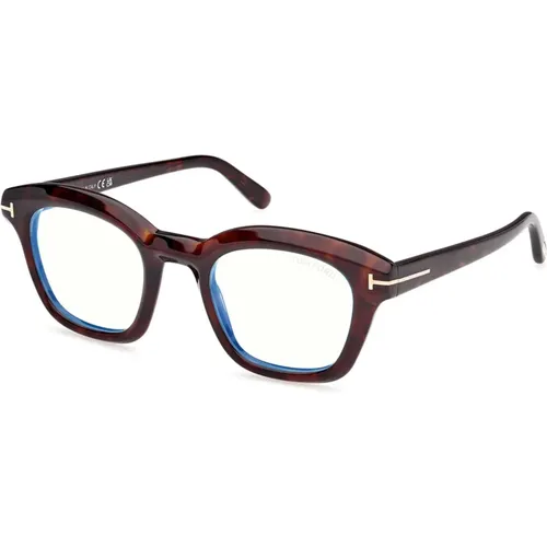 Glasses, unisex, , Size: 49 MM Dark Havana Eyewear Frames - Tom Ford - Modalova