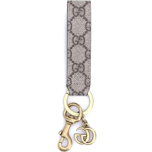 Keyrings, male, , Size: ONE SIZE Ophidia Keychain - Gucci - Modalova