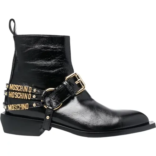 Boots , female, Sizes: 3 UK - Moschino - Modalova