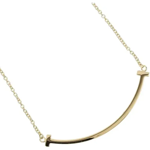 Pre-owned Gold necklaces , female, Sizes: ONE SIZE - Tiffany & Co. Pre-owned - Modalova