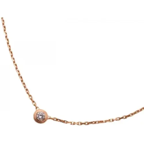 Pre-owned Jewellery, female, , Size: ONE SIZE Pre-owned Metal necklaces - Cartier Vintage - Modalova