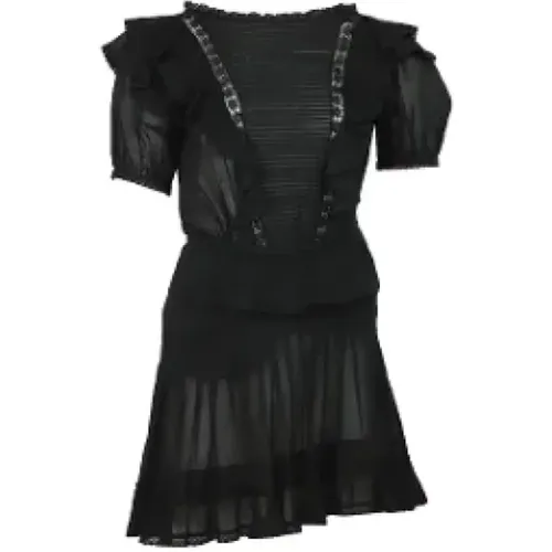 Cotton Ruffled Mini Dress , female, Sizes: S - Isabel Marant Pre-owned - Modalova