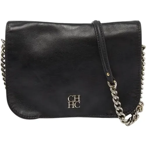 Pre-owned Leder schultertasche - Carolina Herrera Pre-owned - Modalova