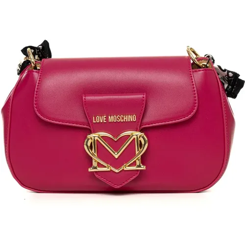 Handbags, female, , Size: ONE SIZE Stylish Handbag with Adjustable Strap - Love Moschino - Modalova