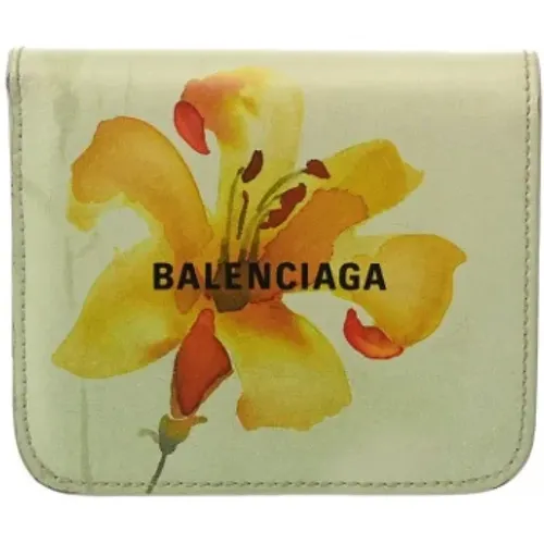 Pre-owned Wallets, female, , Size: ONE SIZE Pre-owned Leather wallets - Balenciaga Vintage - Modalova